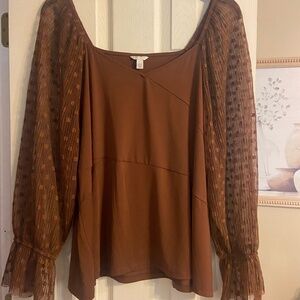 Brown Cato blouse